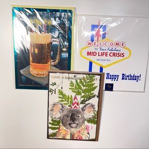 🌟final markdown🌟 Set of three “boy” birthday cards